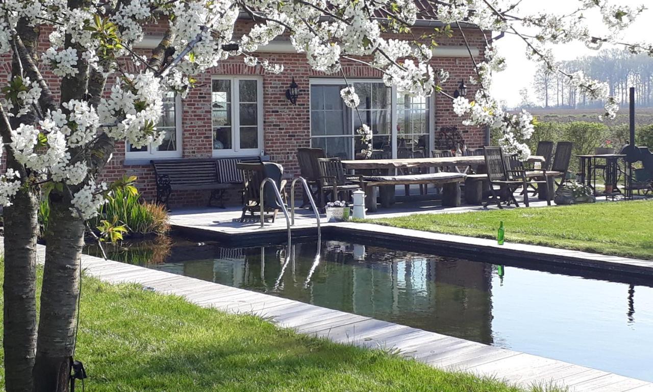 B & B Victors Hof, Met Zwemvijver In Landelijke Setting Lievegem Ngoại thất bức ảnh